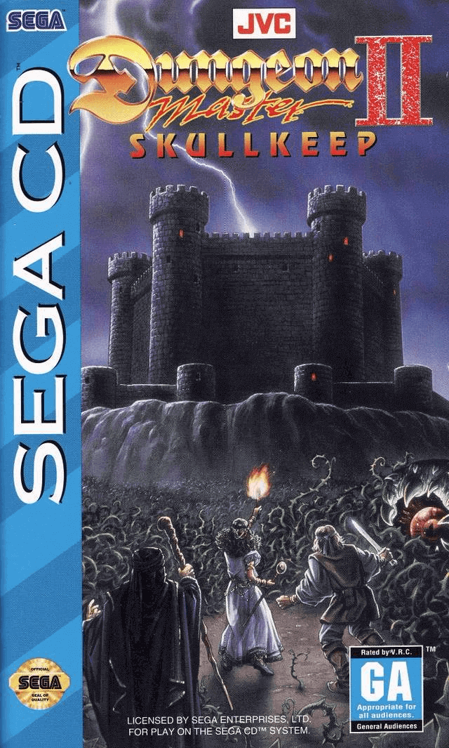 Dungeon Master II: The Legend of Skullkeep box art for Sega CD